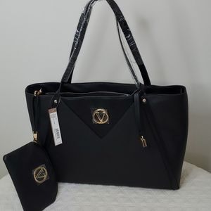 Joan Vass Black Tote